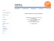 Tablet Screenshot of christine-knauf.de
